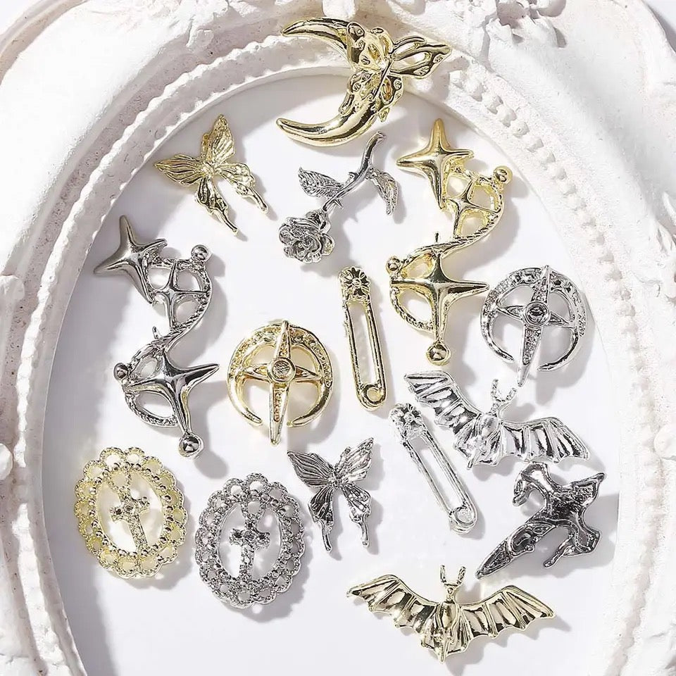 Vintage Metal Charm Collection