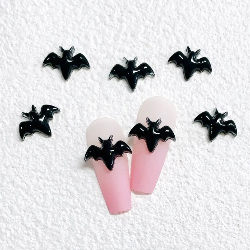 Mini Bat Nail Charms