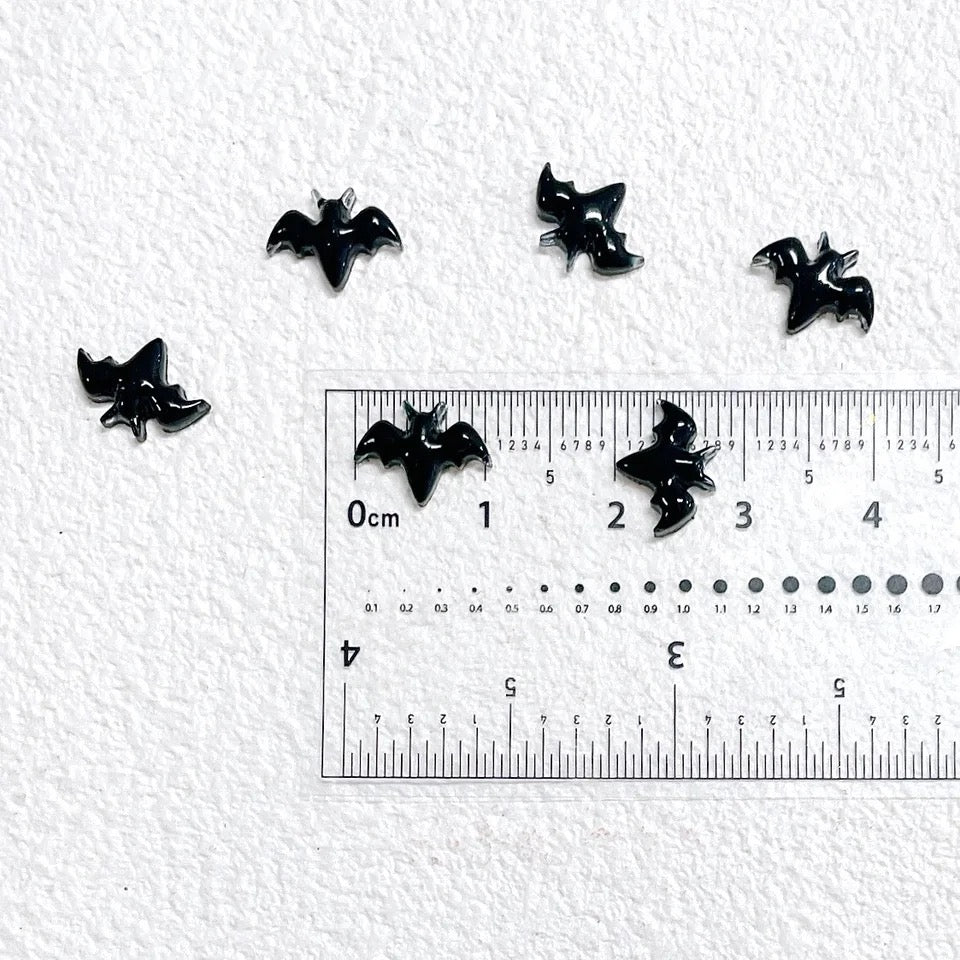 Mini Bat Nail Charms