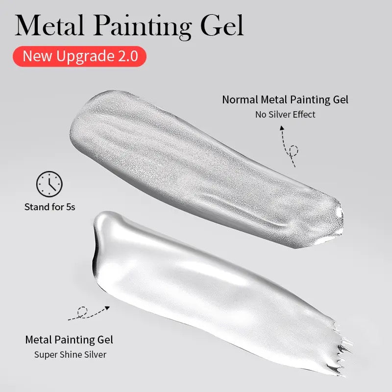 Melted Metal Painting Gel